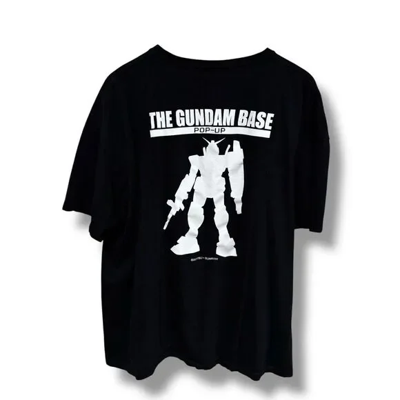 The Gundam Base Pop Up Men's Double Sided Graphic Promo Shirt Size 3XL 27x28 - Picture 1 of 4